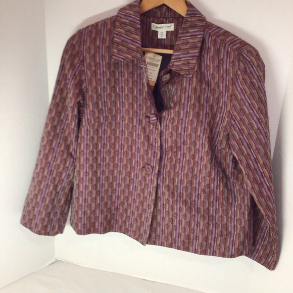 Coldwater Creek multi color swing jacket - Picture 1 of 12